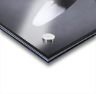 Black and White Feather Impression Acrylique