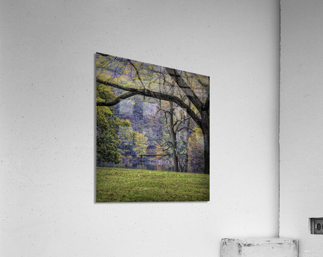 Swinging Into Autumn Edit Acrylic Print