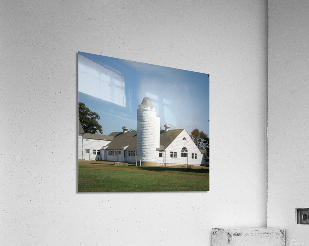 Silo At the Milking Barn Acrylic Print