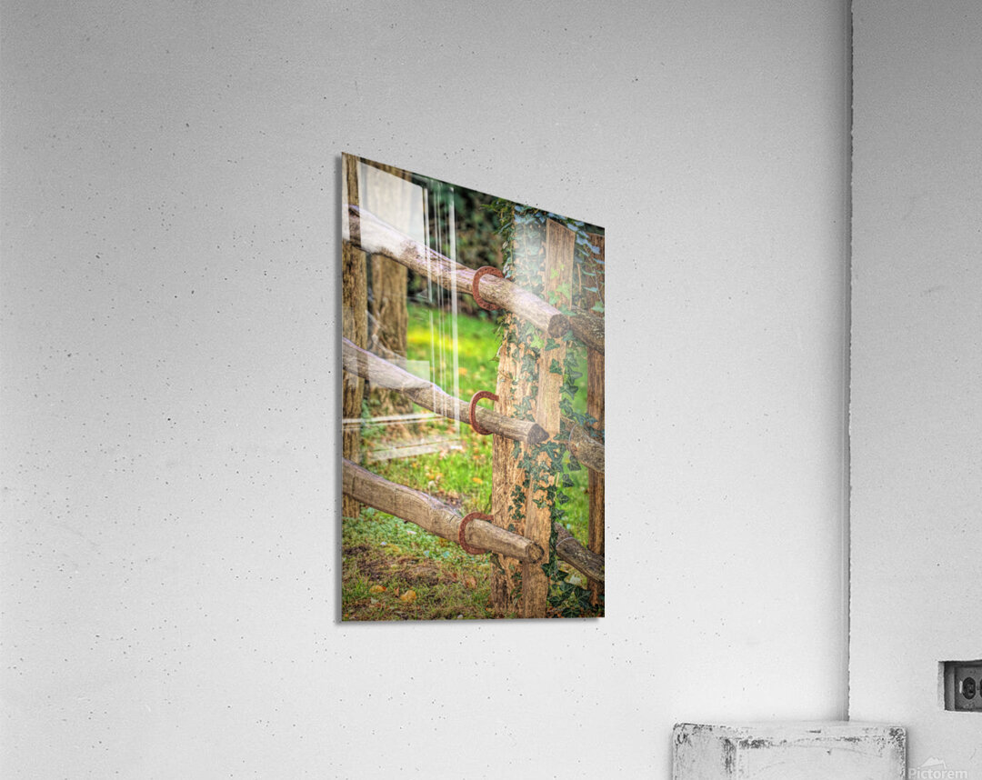 Horseshoe Fence Acrylic Print