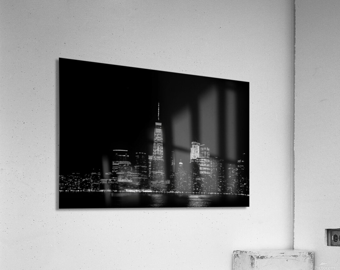 Freedom Tower in Black and White Acrylic Print