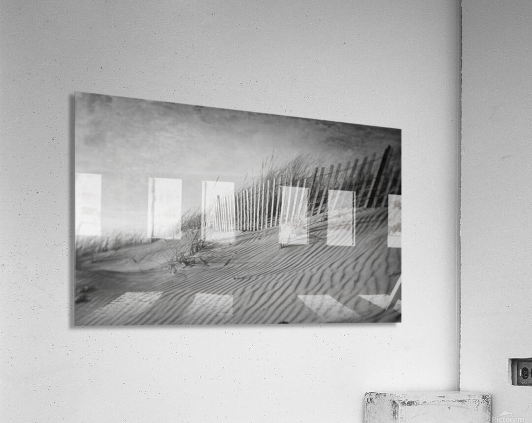 The Dunes In Black and White Impression acrylique