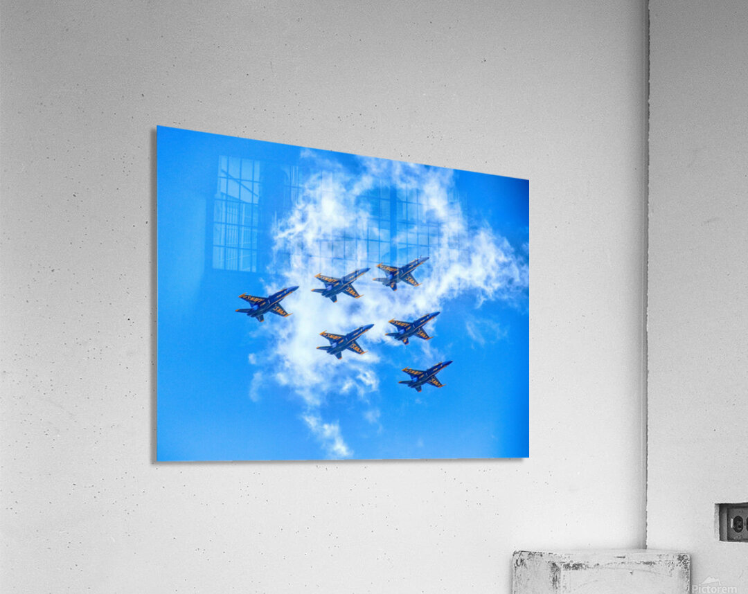 Blue Angels Salute Long Island  Impression acrylique