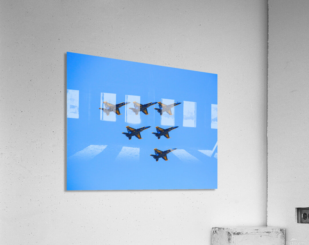 Blue Angels Over Long Island  Acrylic Print