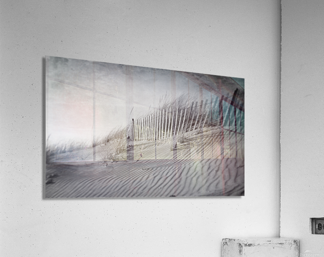 The Dunes In Black and White Acrylic Print