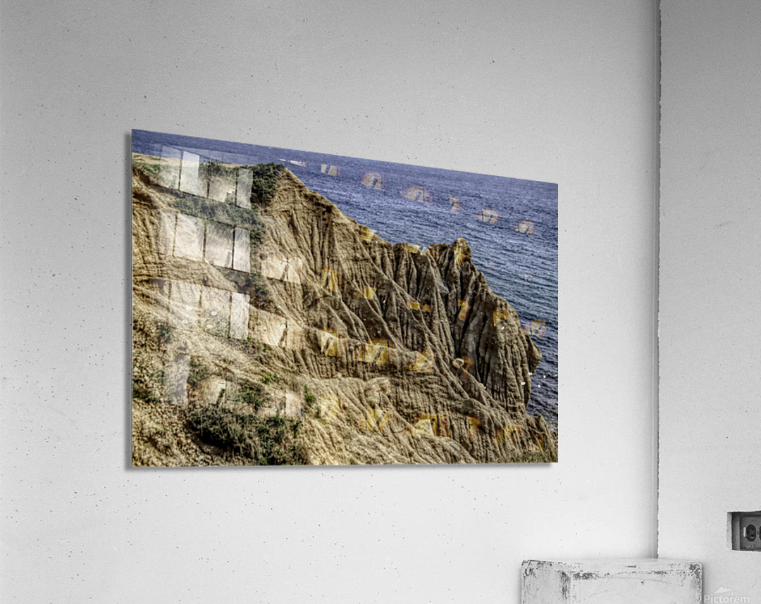 Erosion Along The Atlantic Acrylic Print
