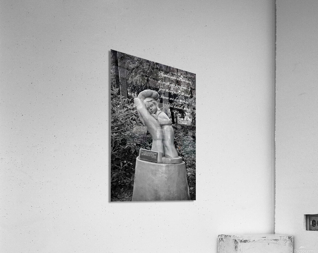 Safe In His Hands Acrylic Print