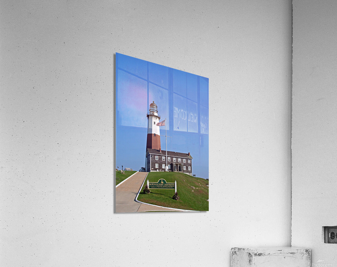 Montauk Lighthouse and Museum Impression acrylique