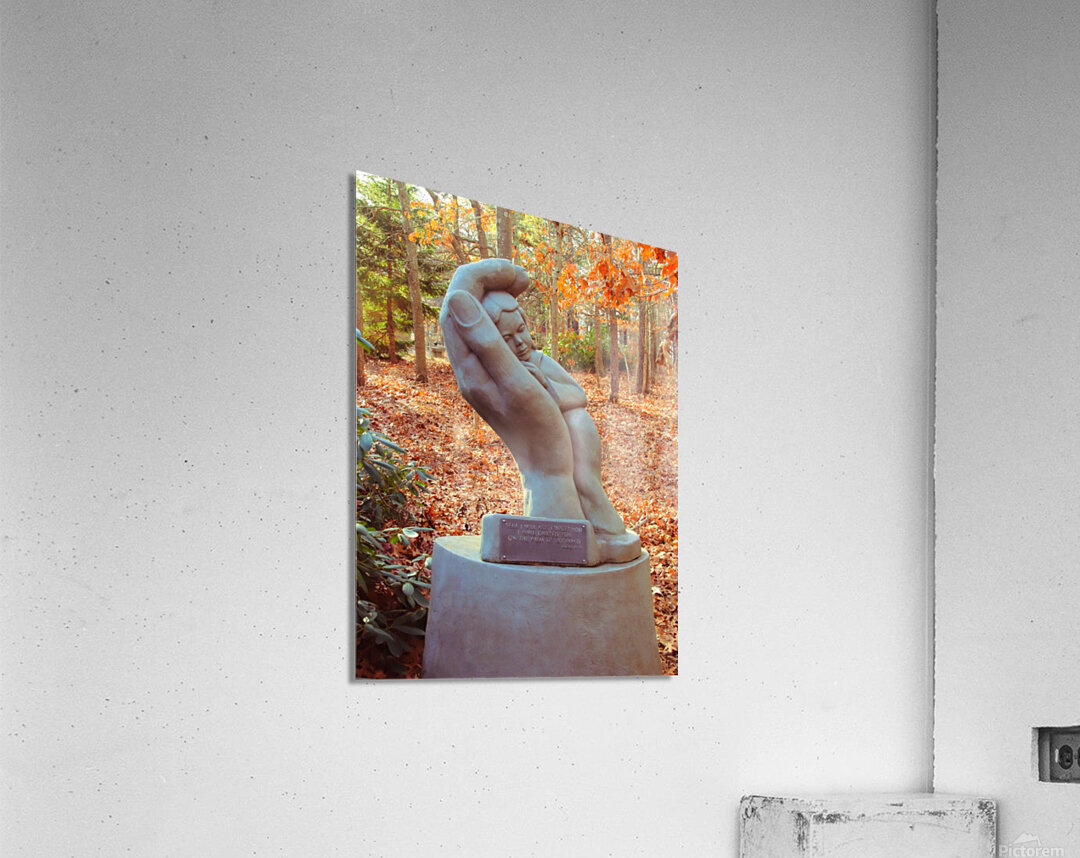 In The Safety Of His Hand Acrylic Print