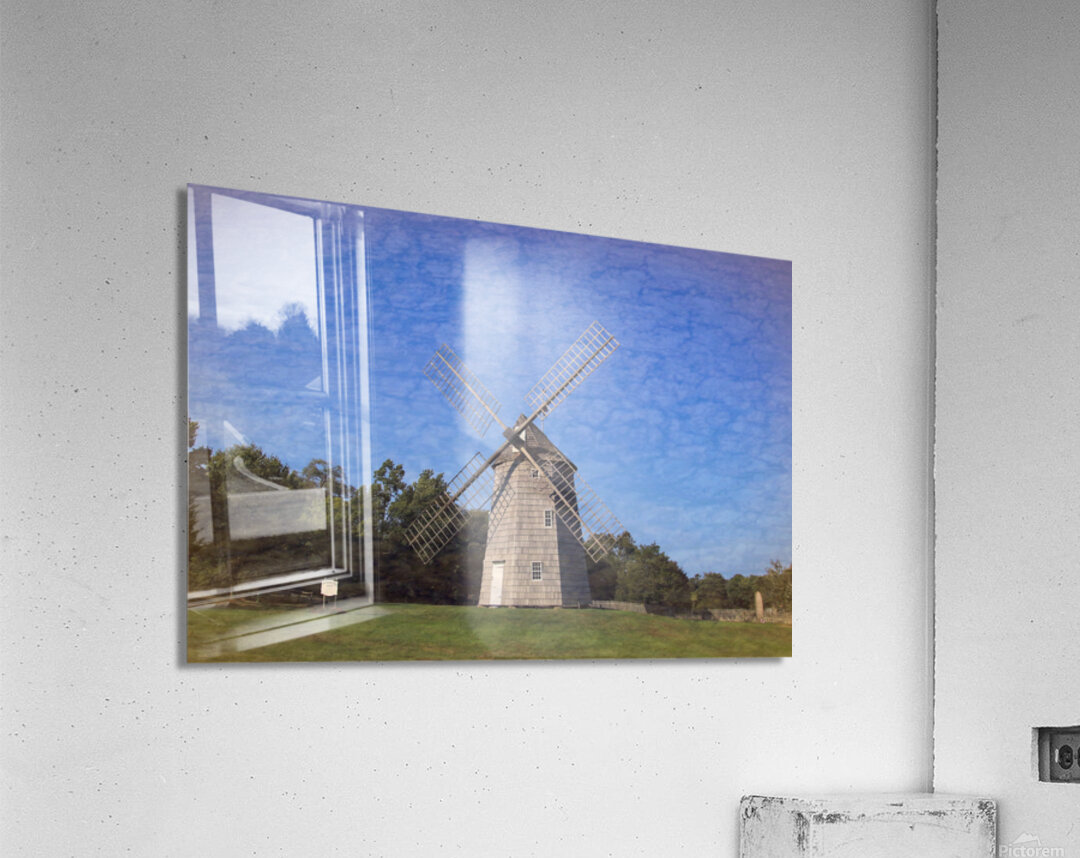 Old Hook With Clouds Impression acrylique