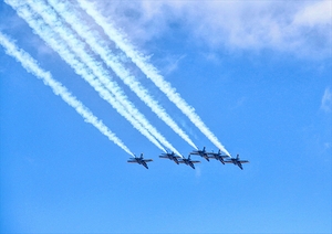 Blue Angels Contrails Edit