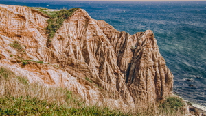 Erosion On Atlantic Ocean In Montauk