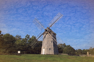 Old Hook With Clouds