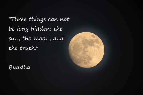 The Truthful Moon Print