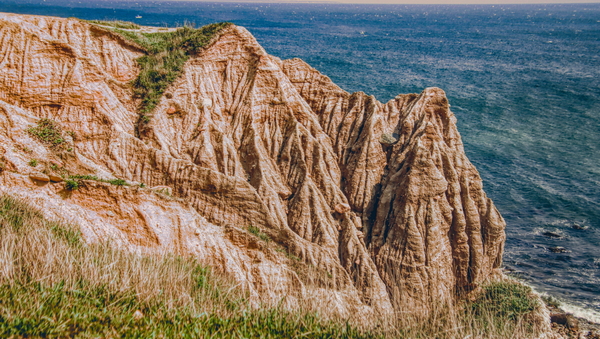 Erosion On Atlantic Ocean In Montauk Print