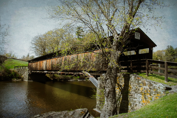 Historic Perrine s Covered Bridge Print
