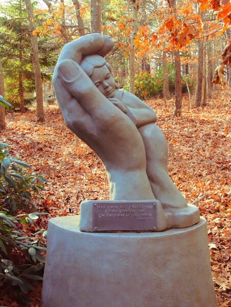 In The Safety Of His Hand Print