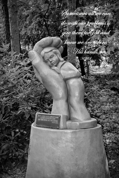 Safe In His Hands Print