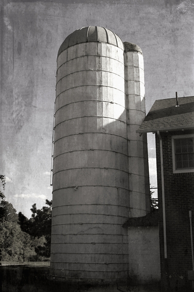 Silos At Upland Print