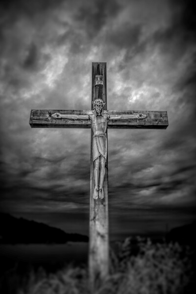 With Me The Storm Is Calm Print