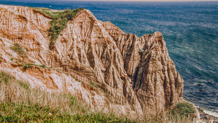 Erosion On Atlantic Ocean In Montauk  Print