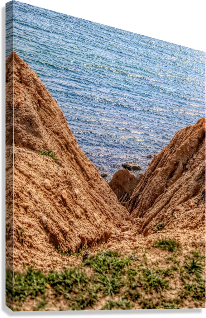 Camp Hero Hoodoos Canvas Print