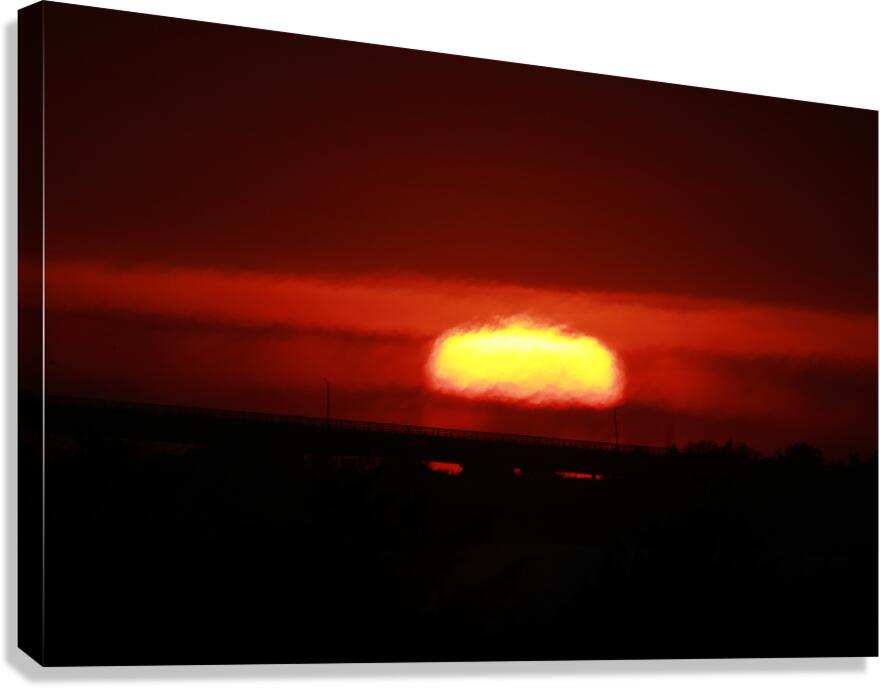 What Happened To The Sunset Canvas Print