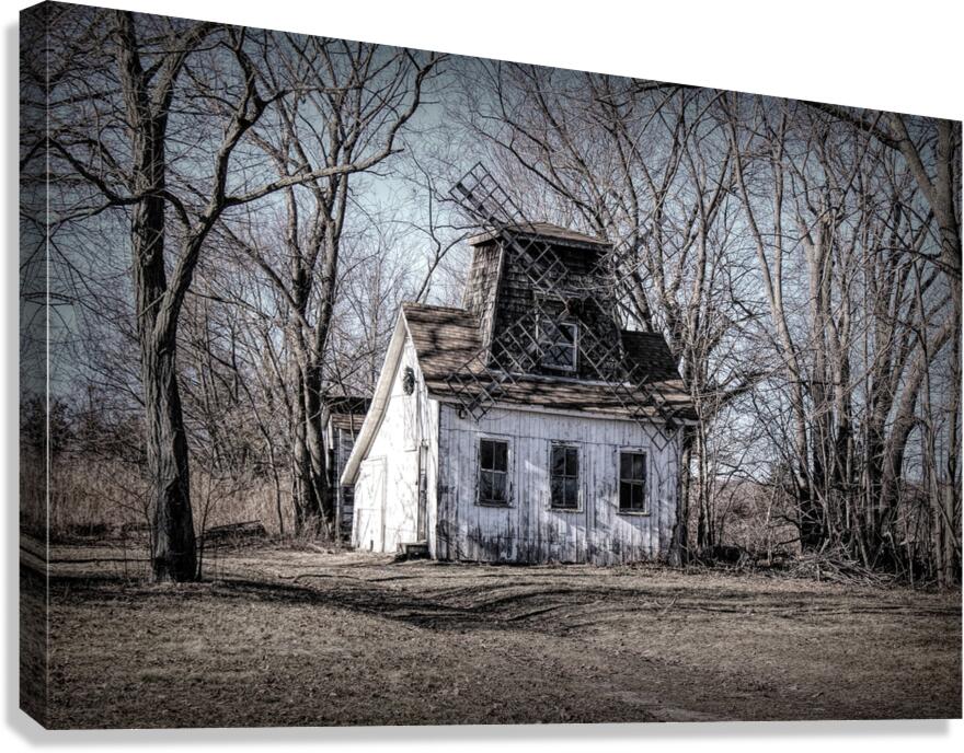 Baiting Hollow Windmill  Canvas Print