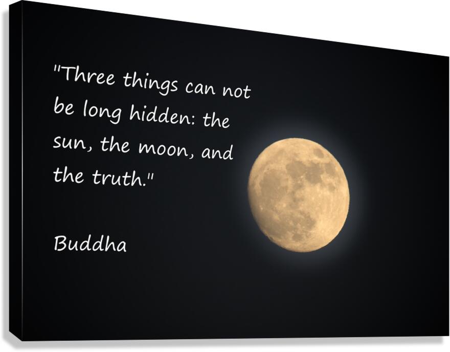 The Truthful Moon Canvas Print
