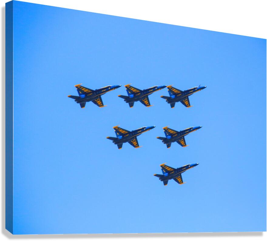 Blue Angels Over Long Island  Canvas Print