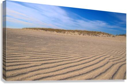 Sand Ripples At Cupsogue Beach Canvas Print