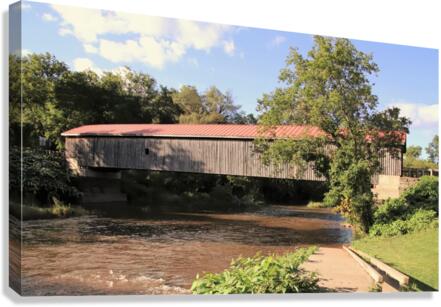 Hamden Covered Bridge Canvas Print