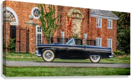 A Man And His T Bird Canvas Print