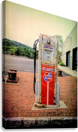 Atlantic White Flash Canvas Print