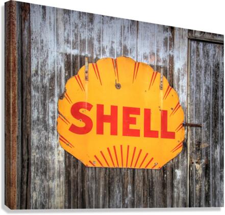 Shell On A Shed Canvas Print