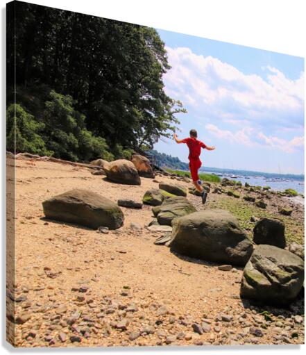 To Be Free Like A Kid Canvas Print