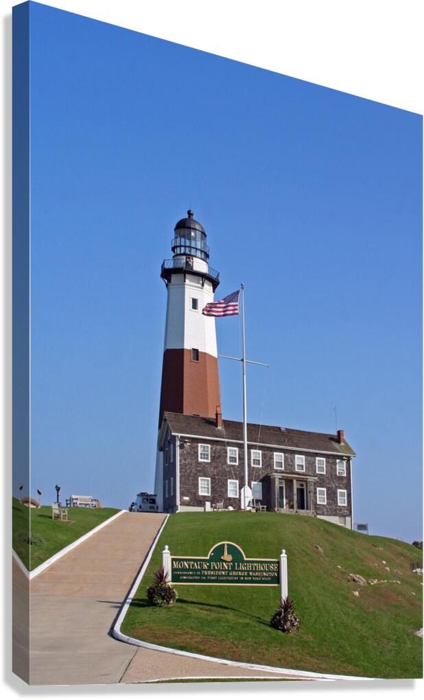 Montauk Lighthouse and Museum Canvas Print