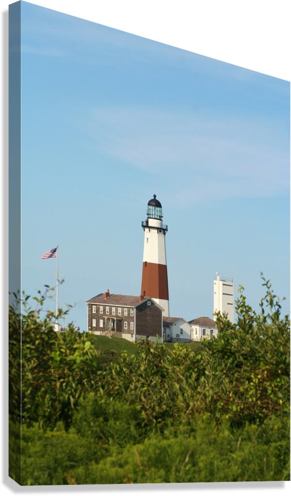 Montauk Lighthouse Late Summer Canvas Print
