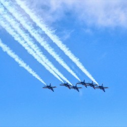 Blue Angels Contrails Edit