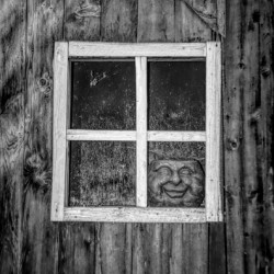 Creepy Face In The Window