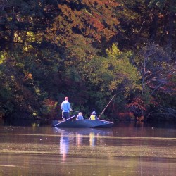Dad And Sons Fishing