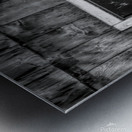 Creepy Face In The Window Metal print