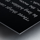 The Truthful Moon Metal print