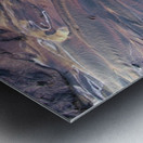 Winter Sand Abstract Metal print