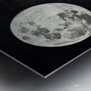 Moon Trio Black and White Metal print