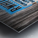 R. White Sign Metal print