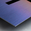 Colorful Sunset On The Cross Impression metal