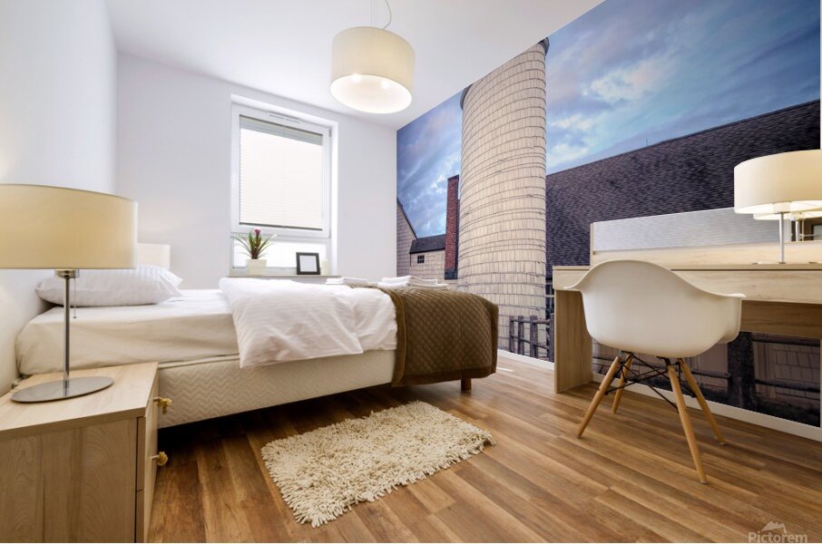 Bottling Barn Silo Mural print