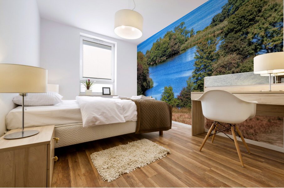 Fresh Pond at Caumsett Mural print