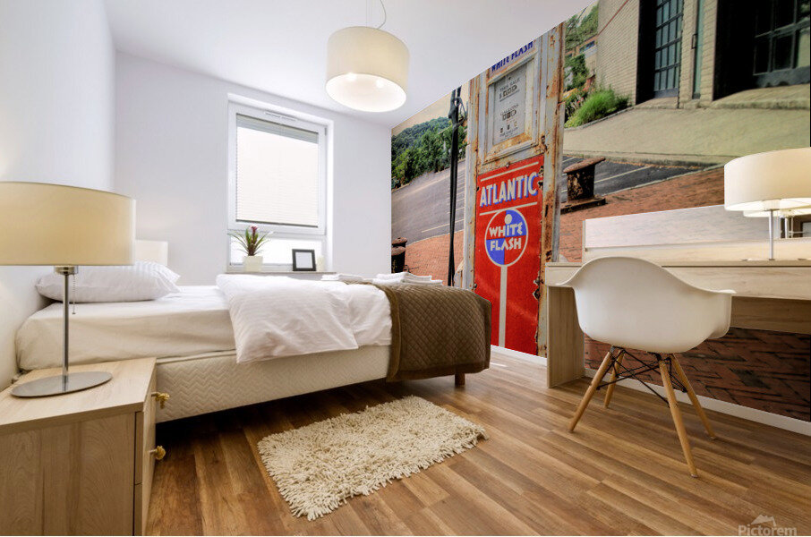 Atlantic White Flash Mural print